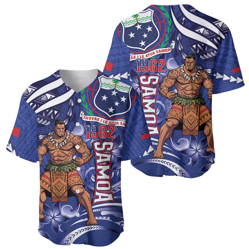 Samoa Independence Day Baseball Jersey 1962 Proud Samoan Warrior