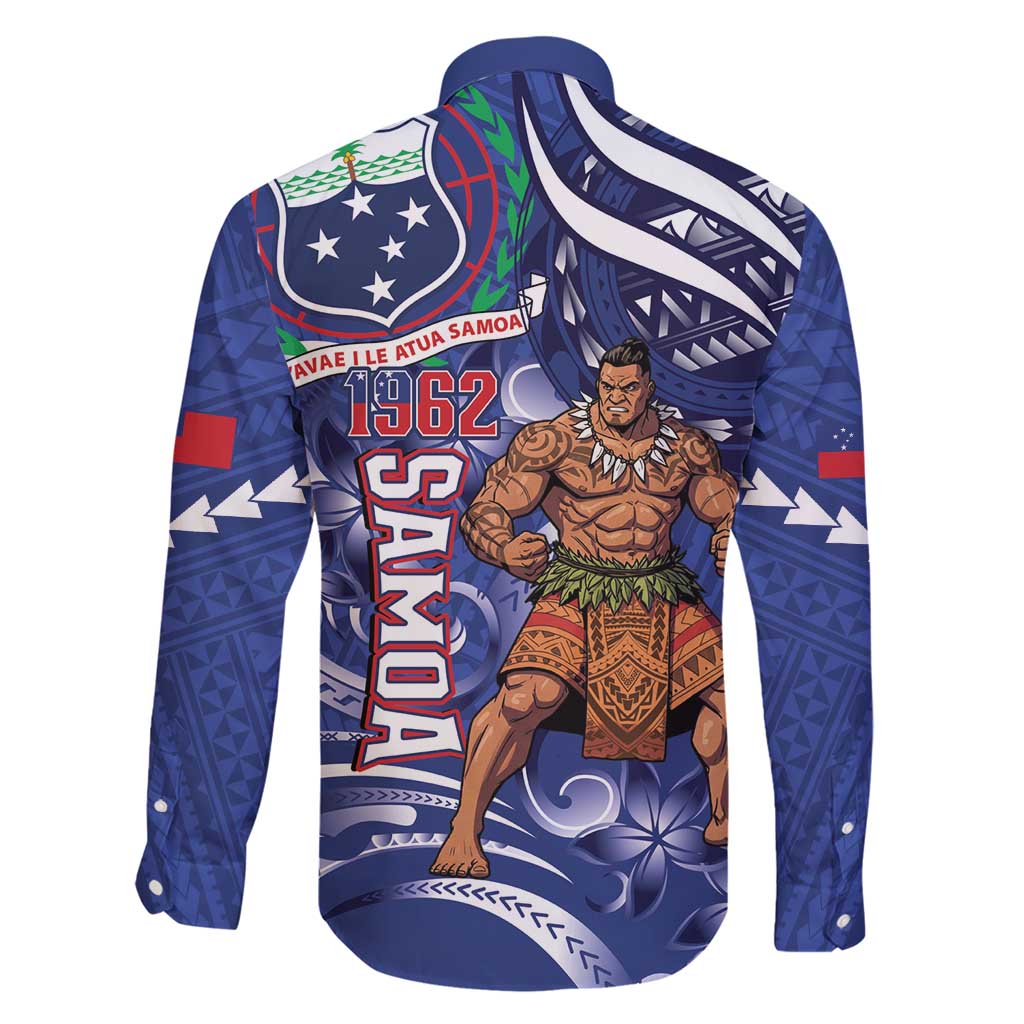 Samoa Independence Day Family Matching Short Sleeve Bodycon Dress and Hawaiian Shirt 1962 Proud Samoan Warrior