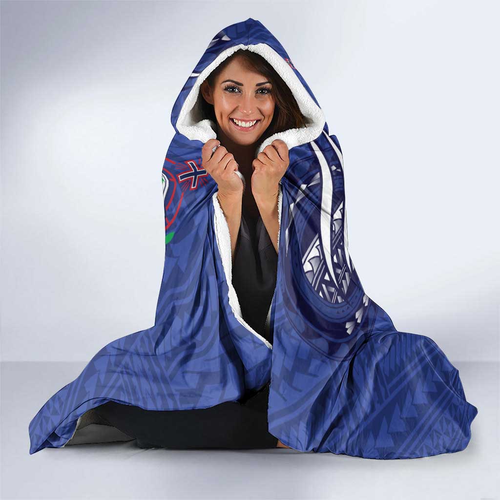 Samoa Independence Day Hooded Blanket 1962 Proud Samoan Warrior LT14 - Polynesian Pride