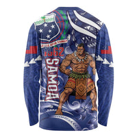 Samoa Independence Day Long Sleeve Shirt 1962 Proud Samoan Warrior LT14 - Polynesian Pride