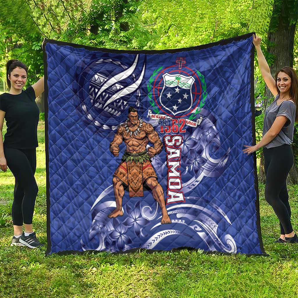 Samoa Independence Day Quilt 1962 Proud Samoan Warrior