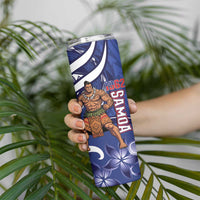 Samoa Independence Day Skinny Tumbler 1962 Proud Samoan Warrior
