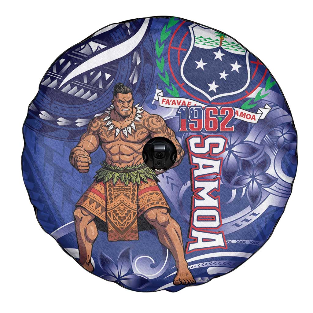 Samoa Independence Day Spare Tire Cover 1962 Proud Samoan Warrior