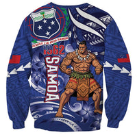 Samoa Independence Day Sweatshirt 1962 Proud Samoan Warrior LT14 - Polynesian Pride