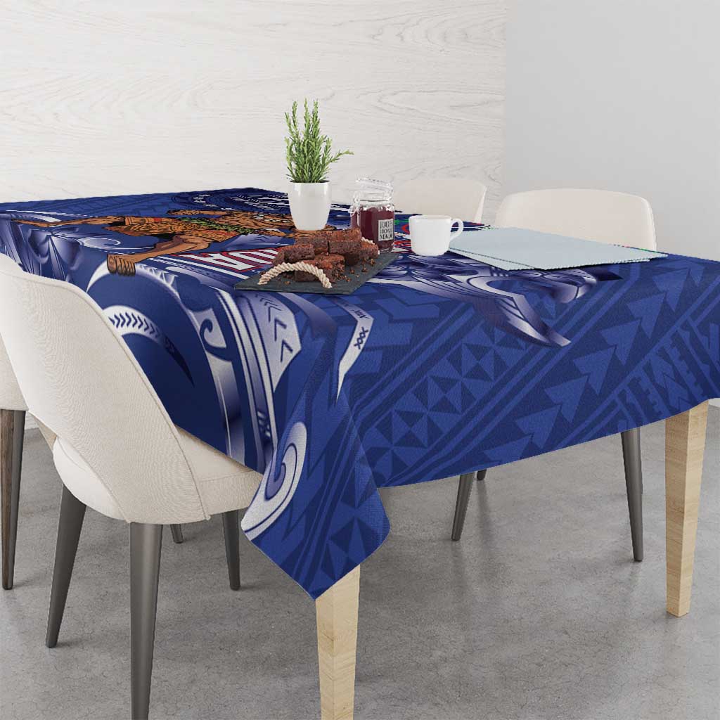Samoa Independence Day Tablecloth 1962 Proud Samoan Warrior LT14 - Polynesian Pride