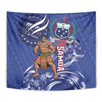 Samoa Independence Day Tapestry 1962 Proud Samoan Warrior