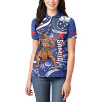 Samoa Independence Day Women Polo Shirt 1962 Proud Samoan Warrior