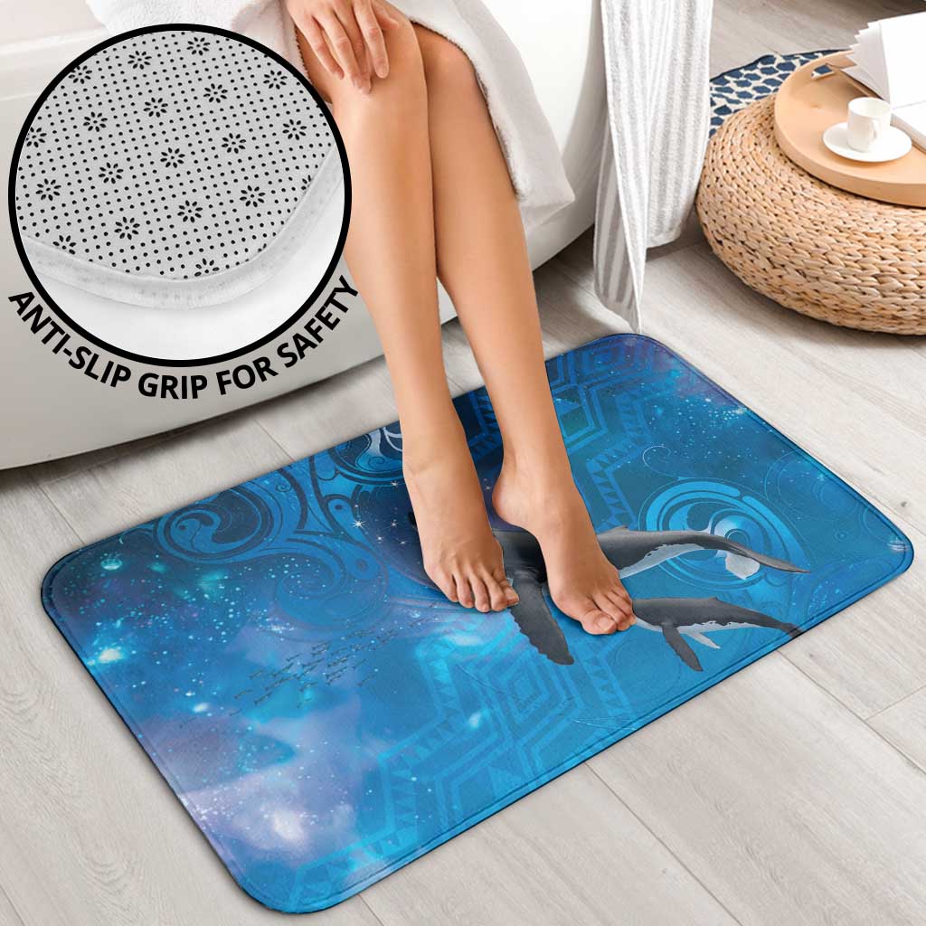 Paikea New Zealand Matariki Bathroom Set Humpback Whale Taniko Motifs Ocean Vibes LT14 - Polynesian Pride