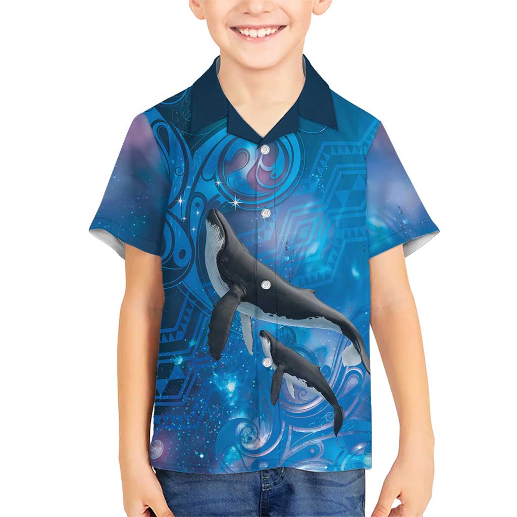 Paikea New Zealand Matariki Family Matching Mermaid Dress and Hawaiian Shirt Humpback Whale Taniko Motifs Ocean Vibes
