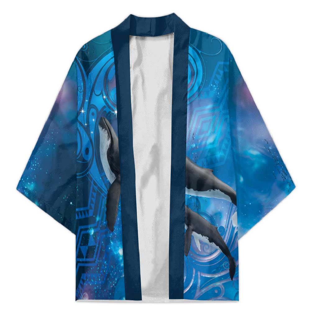 Paikea New Zealand Matariki Kimono Humpback Whale Taniko Motifs Ocean Vibes