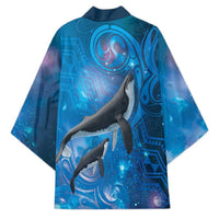 Paikea New Zealand Matariki Kimono Humpback Whale Taniko Motifs Ocean Vibes