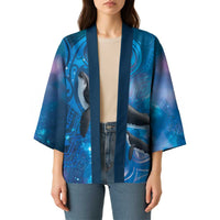 Paikea New Zealand Matariki Kimono Humpback Whale Taniko Motifs Ocean Vibes