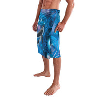 Paikea New Zealand Matariki Lavalava Humpback Whale Taniko Motifs Ocean Vibes LT14 - Polynesian Pride