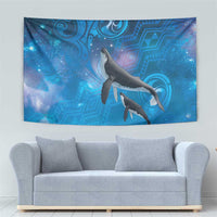 Paikea New Zealand Matariki Tapestry Humpback Whale Taniko Motifs Ocean Vibes LT14 - Polynesian Pride