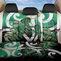 Piwakawaka New Zealand Matariki Back Car Seat Cover Maori New Year Silver Fern Green Galaxy
