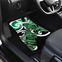 Piwakawaka New Zealand Matariki Car Mats Maori New Year Silver Fern Green Galaxy