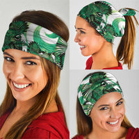 Piwakawaka New Zealand Matariki Neck Gaiter Maori New Year Silver Fern Green Galaxy