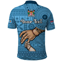 Custom Father Day Fiji Polo Shirt I Love You Dad Fijian Tapa Pattern LT14 - Polynesian Pride