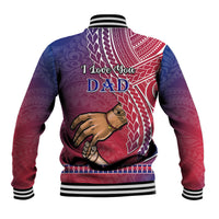 Polynesian Pride Father Day Guam Baseball Jacket I Love You Dad Guaman Latte Stone LT14 - Polynesian Pride