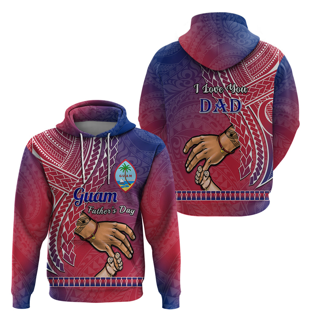Polynesian Pride Father Day Guam Hoodie I Love You Dad Guaman Latte Stone LT14 - Polynesian Pride