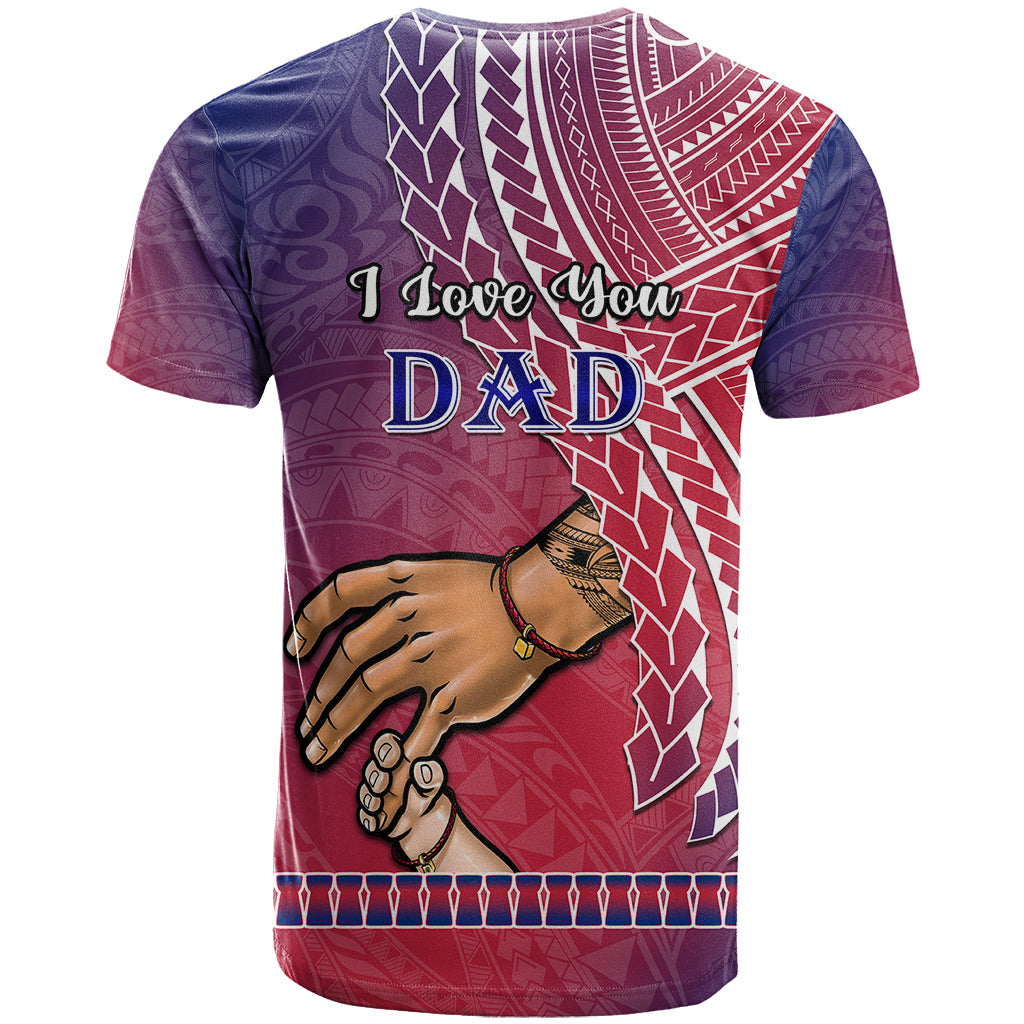 Polynesian Pride Father Day Guam T Shirt I Love You Dad Guaman Latte Stone LT14 - Polynesian Pride