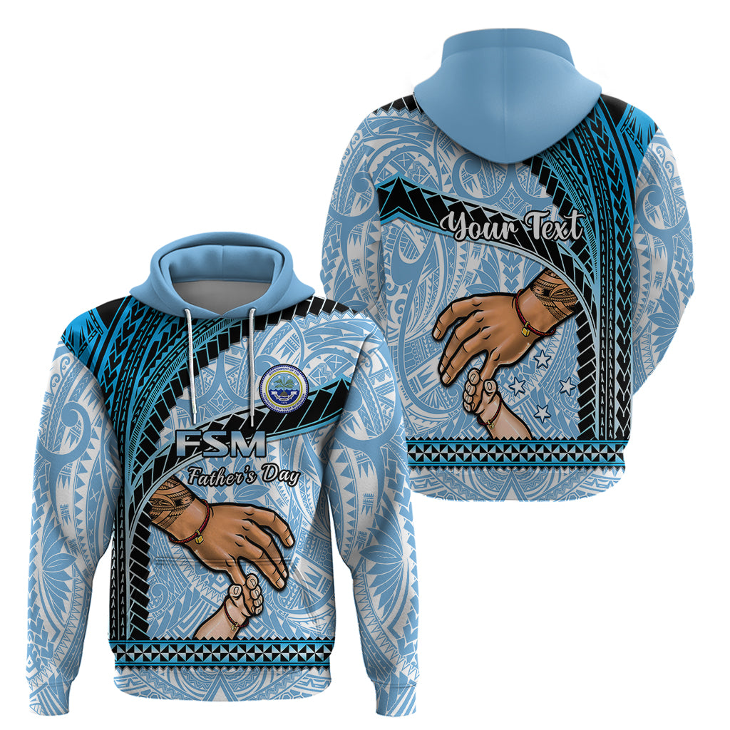 Custom Father Day FSM Hoodie Federated States of Micronesia I Love You Dad LT14 - Polynesian Pride