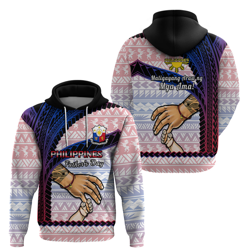 Polynesian Pride Father Day Philippines Hoodie Filipino Pattern Maligayang Araw ng Mga Ama LT14 - Polynesian Pride