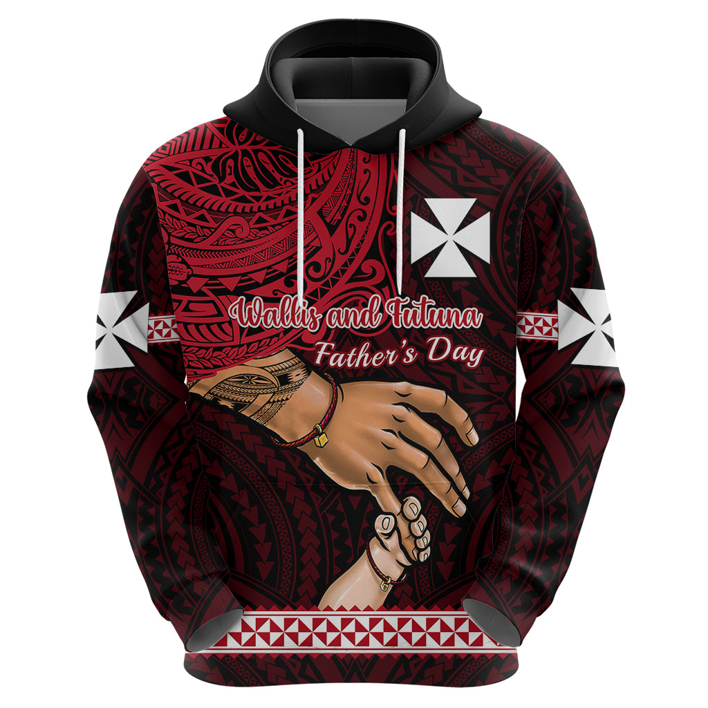 Polynesian Pride Father Day Wallis and Futuna Hoodie I Love You Dad LT14 - Polynesian Pride