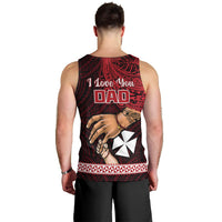Polynesian Pride Father Day Wallis and Futuna Men Tank Top I Love You Dad LT14 - Polynesian Pride