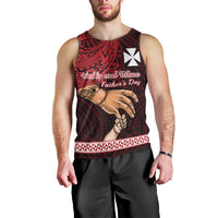 Polynesian Pride Father Day Wallis and Futuna Men Tank Top I Love You Dad LT14 - Polynesian Pride