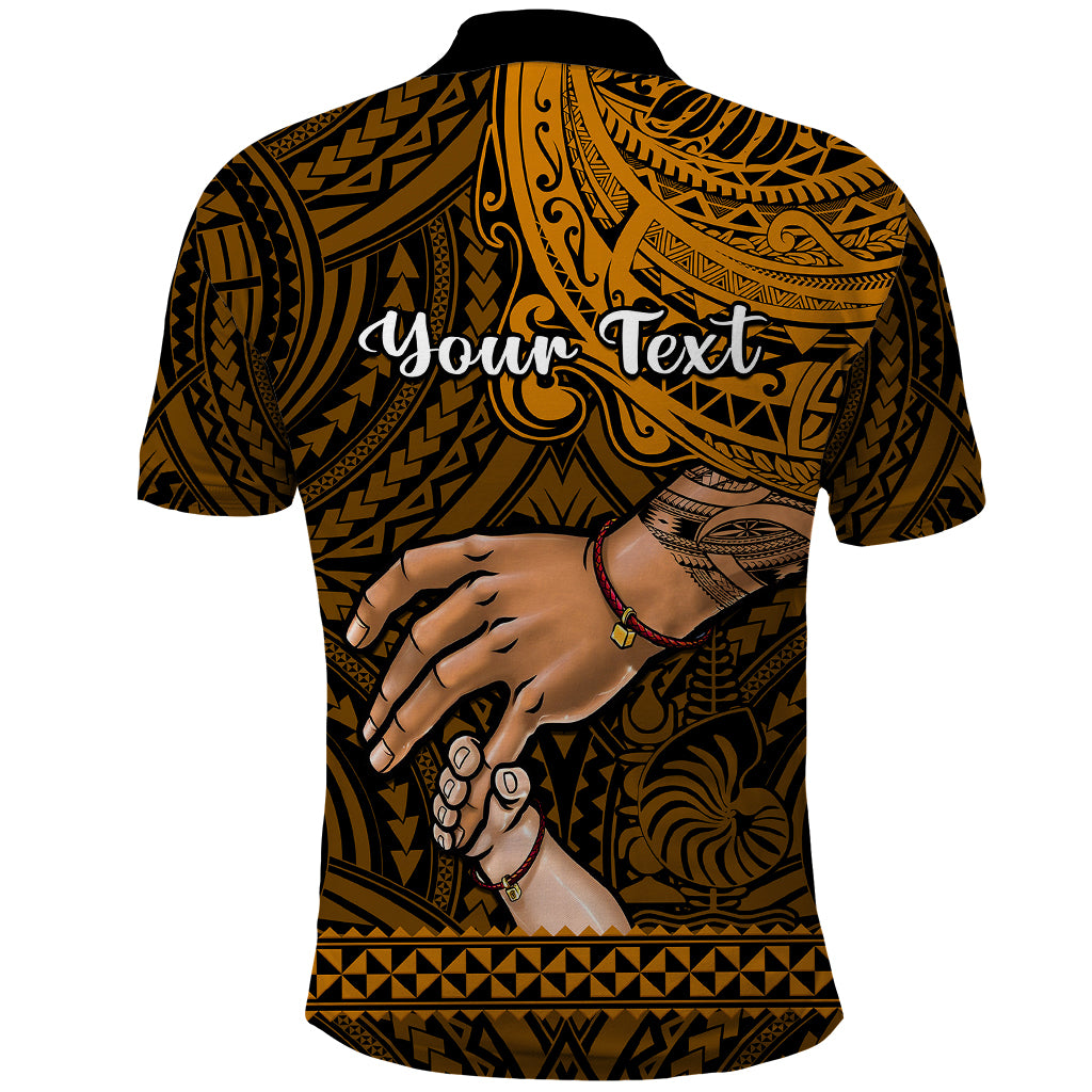 Custom Father Day New Caledonia Polo Shirt I Love You Dad LT14 - Polynesian Pride