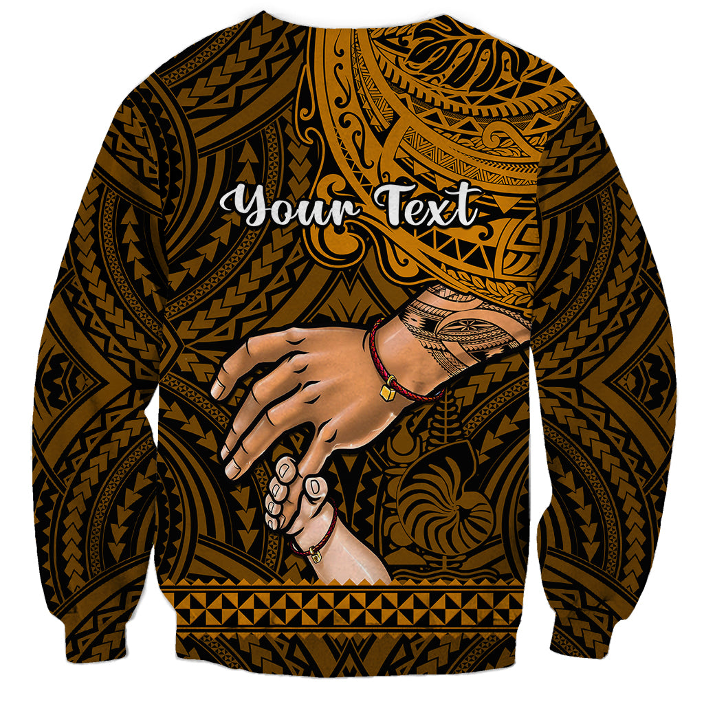 Personalised Father Day New Caledonia Sweatshirt I Love You Dad LT14 - Polynesian Pride