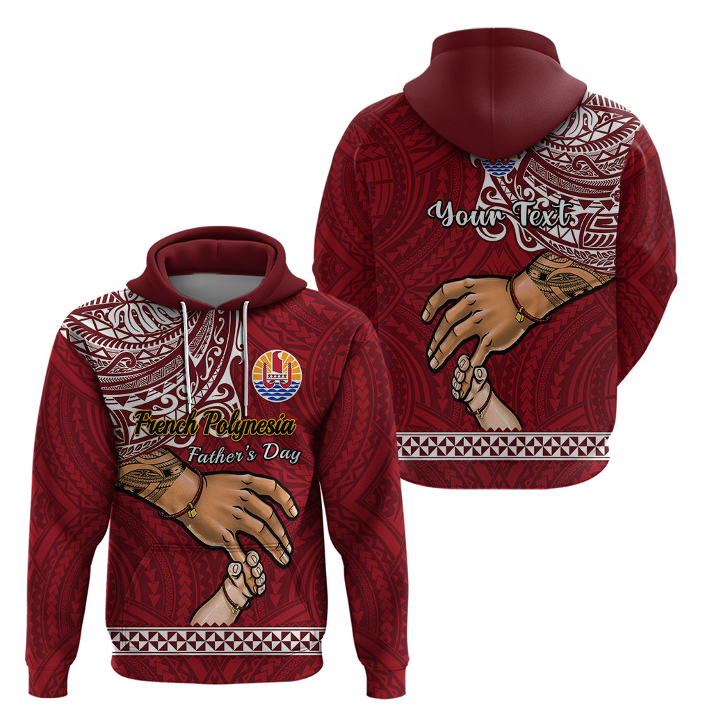 Custom Father Day French Polynesia Hoodie I Love You Dad LT14 - Polynesian Pride