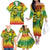 Hawaii Flag Day Family Matching Off The Shoulder Long Sleeve Dress and Hawaiian Shirt Kanaka Maoli With Kakau Polynesian Pattern LT14