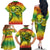 Hawaii Flag Day Family Matching Off The Shoulder Long Sleeve Dress and Hawaiian Shirt Kanaka Maoli With Kakau Polynesian Pattern LT14