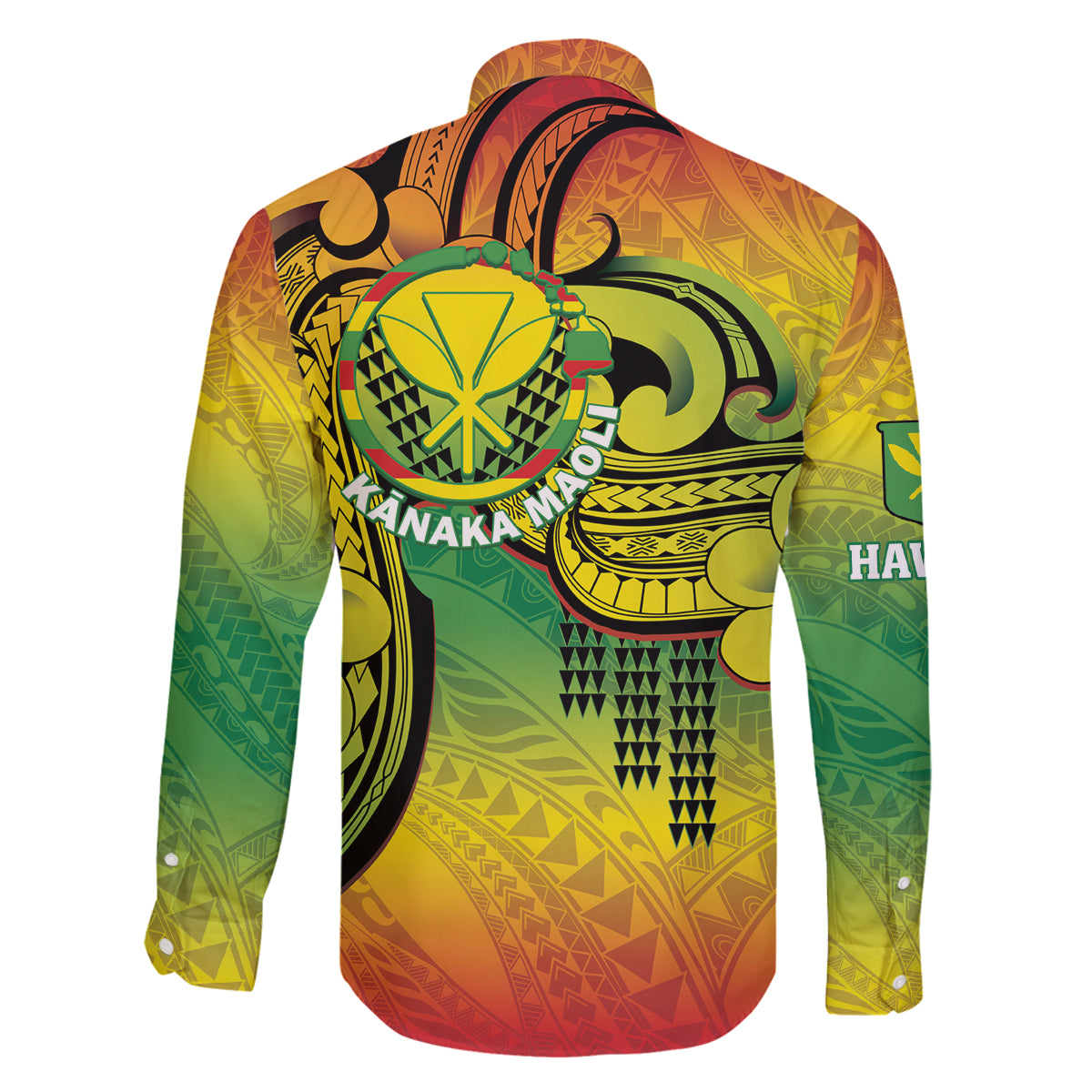 Hawaii Flag Day Family Matching Summer Maxi Dress and Hawaiian Shirt Kanaka Maoli With Kakau Polynesian Pattern LT14