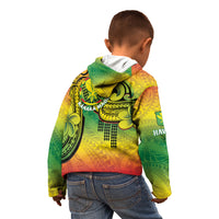 Hawaii Flag Day Kid Hoodie Kanaka Maoli With Kakau Polynesian Pattern LT14