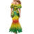 Hawaii Flag Day Mermaid Dress Kanaka Maoli With Kakau Polynesian Pattern LT14