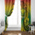 Hawaii Flag Day Window Curtain Kanaka Maoli With Kakau Polynesian Pattern