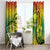 Hawaii Flag Day Window Curtain Kanaka Maoli With Kakau Polynesian Pattern