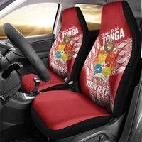 Tonga Rugby Custom Car Seat Cover Go ʻIkale Tahi Go Tongan Tapa Cloth