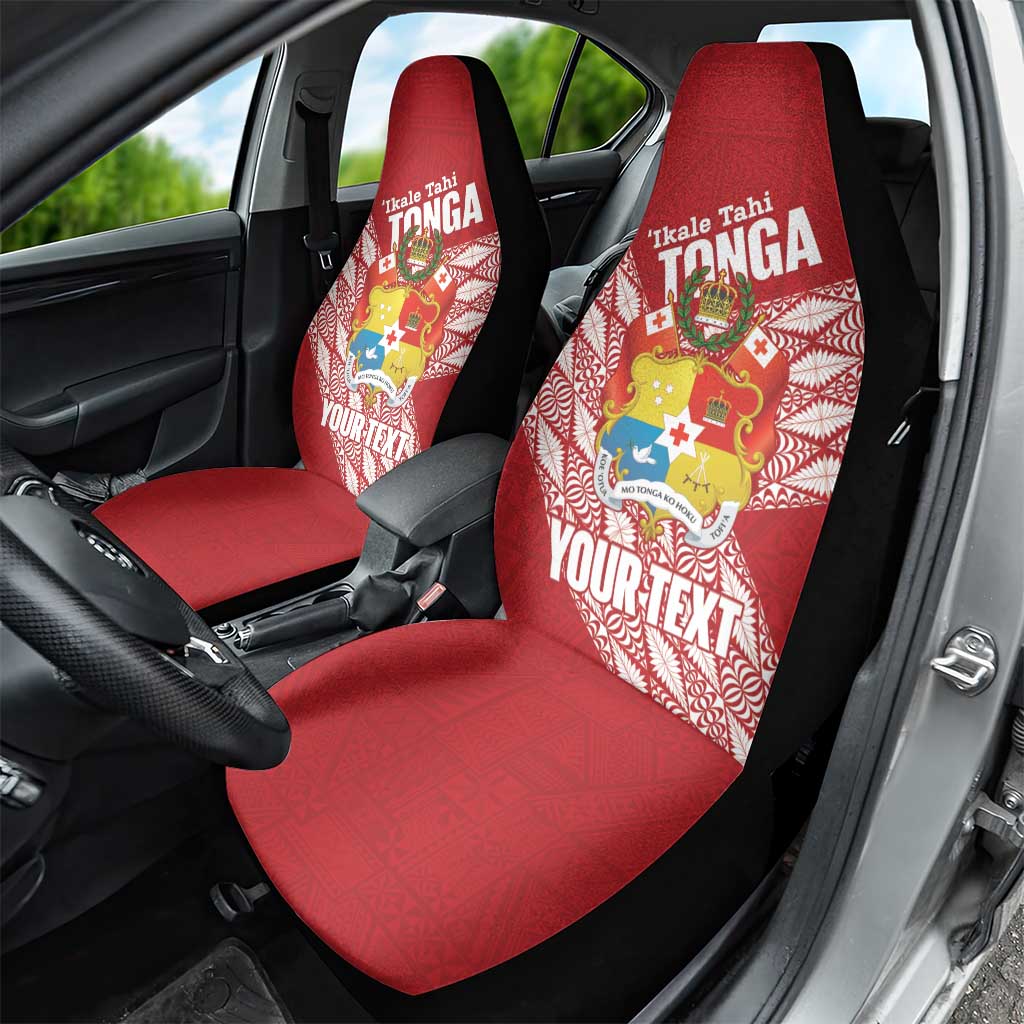 Tonga Rugby Custom Car Seat Cover Go ʻIkale Tahi Go Tongan Tapa Cloth