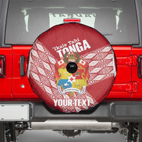 Tonga Rugby Custom Spare Tire Cover Go ʻIkale Tahi Go Tongan Tapa Cloth
