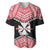 29 July Wallis And Futuna Territory Day Baseball Jersey Polynesian Tribal Pattern LT14 Red - Polynesian Pride