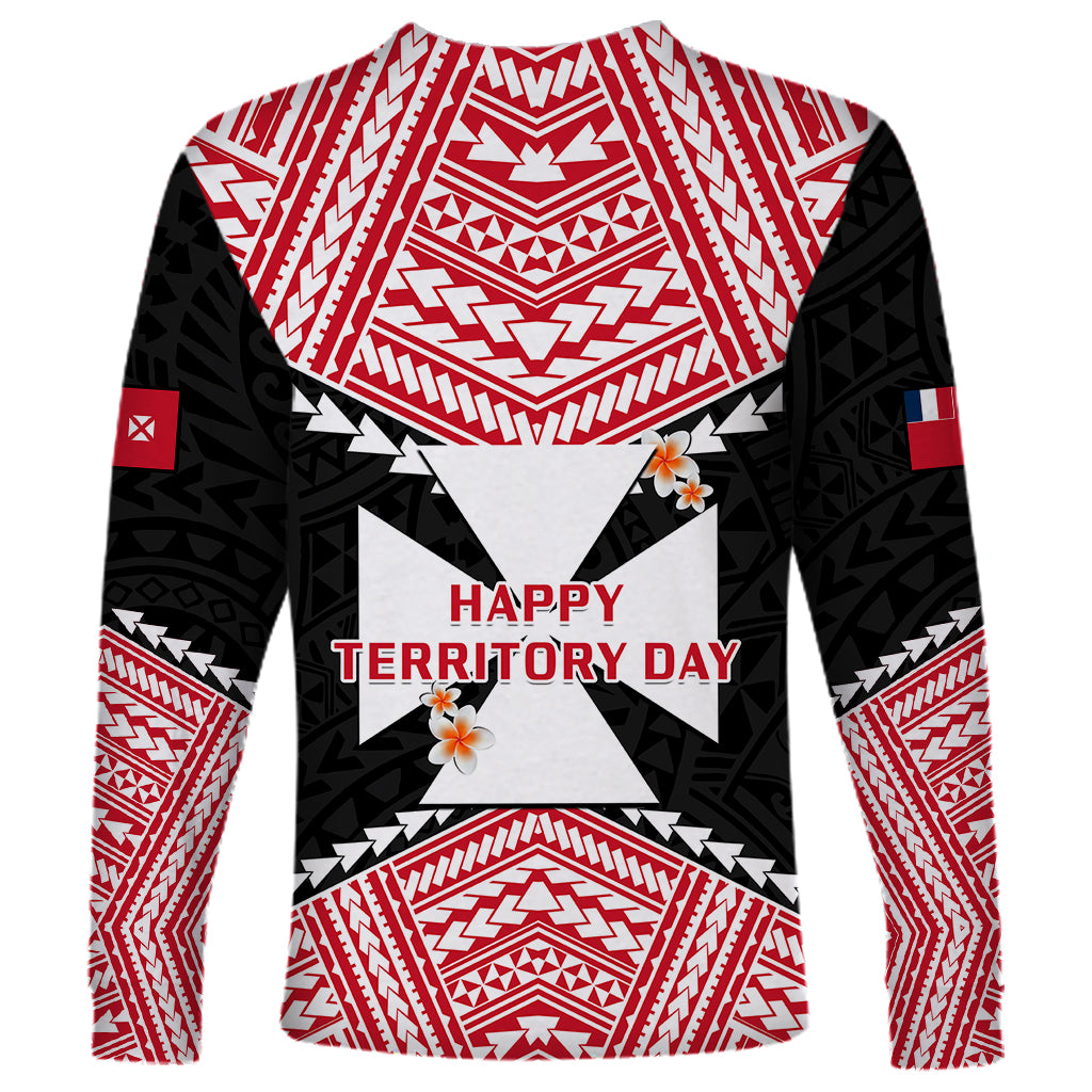 29 July Wallis And Futuna Territory Day Long Sleeve Shirt Polynesian Tribal Pattern LT14 - Polynesian Pride