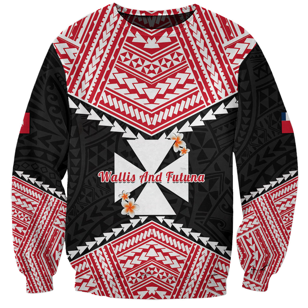 29 July Wallis And Futuna Territory Day Sweatshirt Polynesian Tribal Pattern LT14 Unisex Red - Polynesian Pride