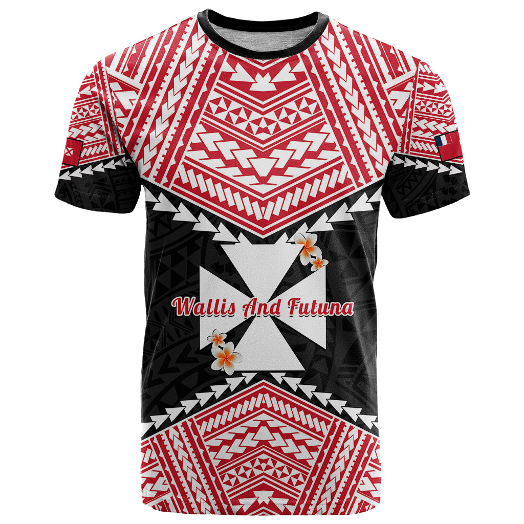 Custom 29 July Wallis And Futuna Territory Day T Shirt Polynesian Tribal Pattern LT14 Red - Polynesian Pride