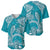 Polynesian Pride Hawaii Baseball Jersey Hawaiian Tribal Honu Turquoise Version LT14 - Polynesian Pride