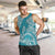 Polynesian Pride Hawaii Men Tank Top Hawaiian Tribal Honu Turquoise Version LT14 - Polynesian Pride