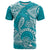 Polynesian Pride Hawaii T Shirt Hawaiian Tribal Honu Turquoise Version LT14 Turquoise - Polynesian Pride